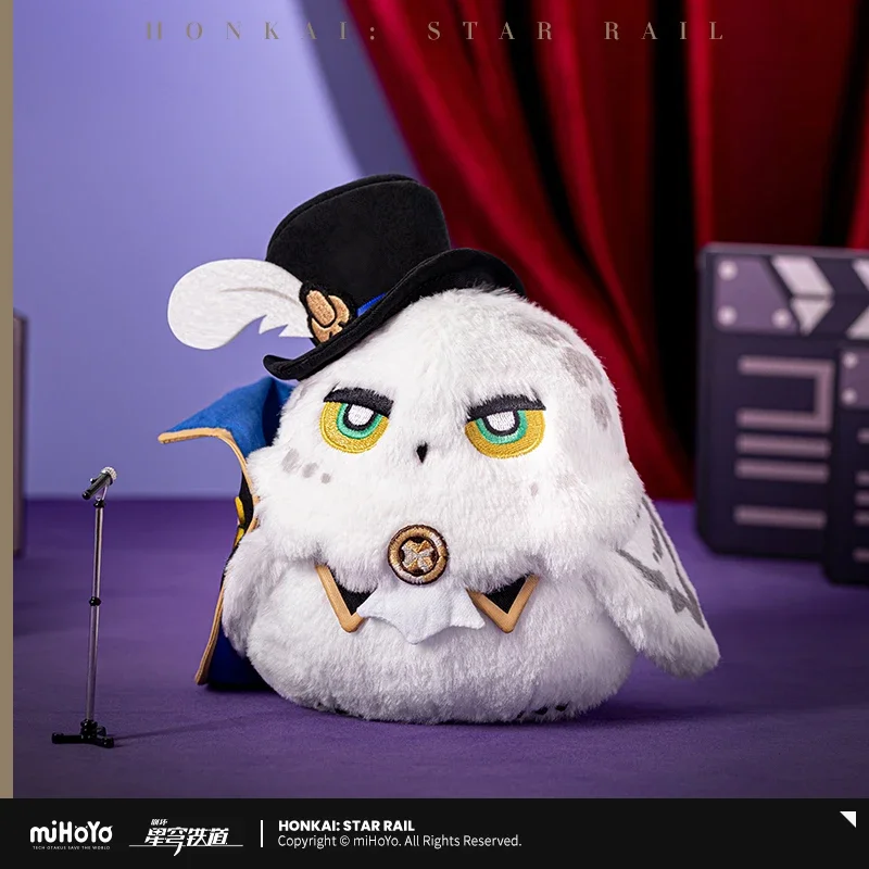 Anime Game Honkai: Star Rail Owlbert Aventurine Black Swan Robin Cosplay Soft Adorable Pendant Key Chain Official MIHOYO