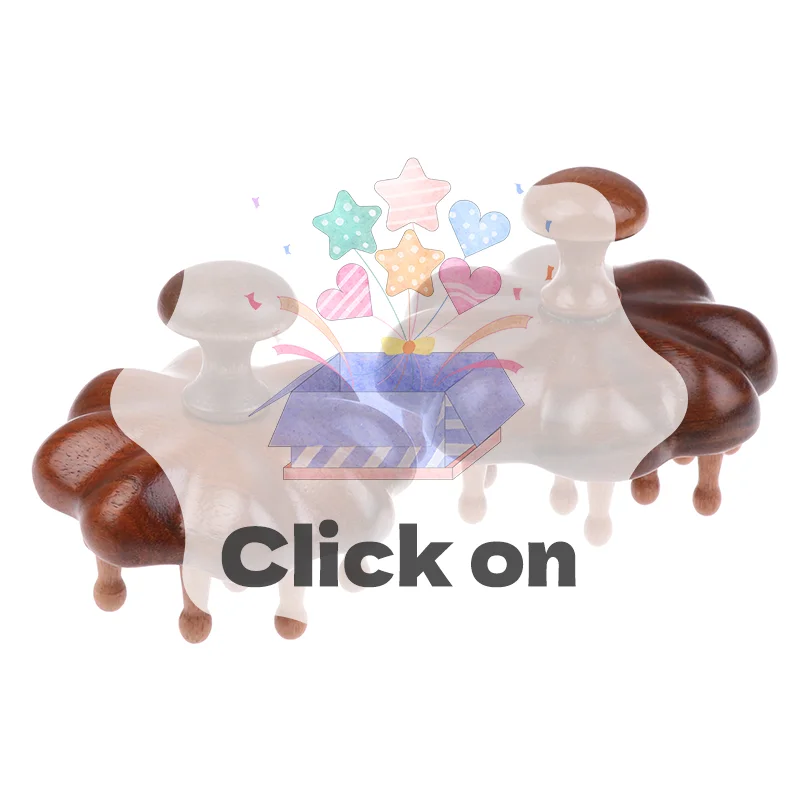 

Head Meridian Massage Comb Anti-Static Natural Wooden Wide Tooth 12/20Claw Gua Sha Tool Scratcher Spa Promote Blood Circulation