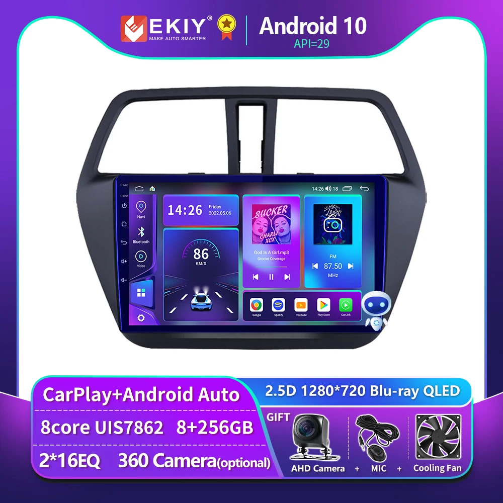 

EKIY T900 Car Radio For Suzuki SX4 2 S-Cross 2012 - 2016 Multimedia Video Navigation GPS 2 Din Android Auto CarPlay Auto Stereo