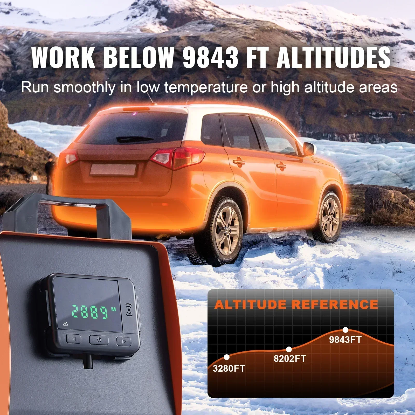 VEVOR Car Heater Diesel Air Heater 5/8KW 12V Diesel Heater With LCD Switch Silencer for Car Truck Boat RV Parking Diesel TOOLS