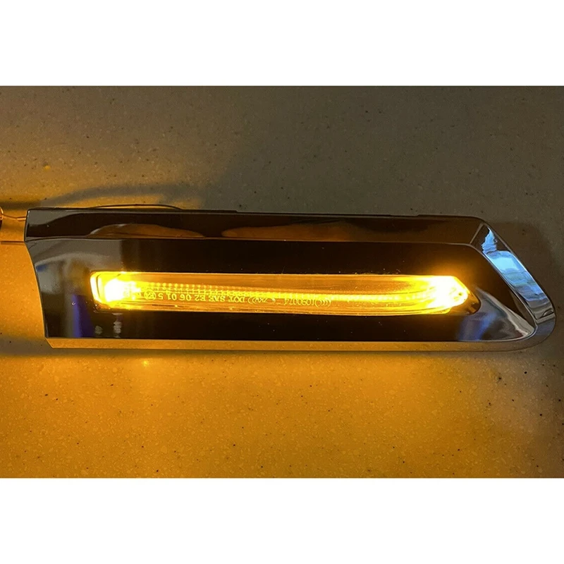 LED Side Turn Signal Marker Light Indicator Lamp For BMW- F01 F02 F04 7 Series 2008-2012 63137203371 63137203372