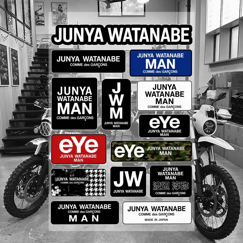 J-unyA- WA-tA-nA-be Ästhetische Graffiti-Aufkleber Wasserfeste PVC-Aufkleber für Auto Motorrad Skateboard Helm Notizbuch