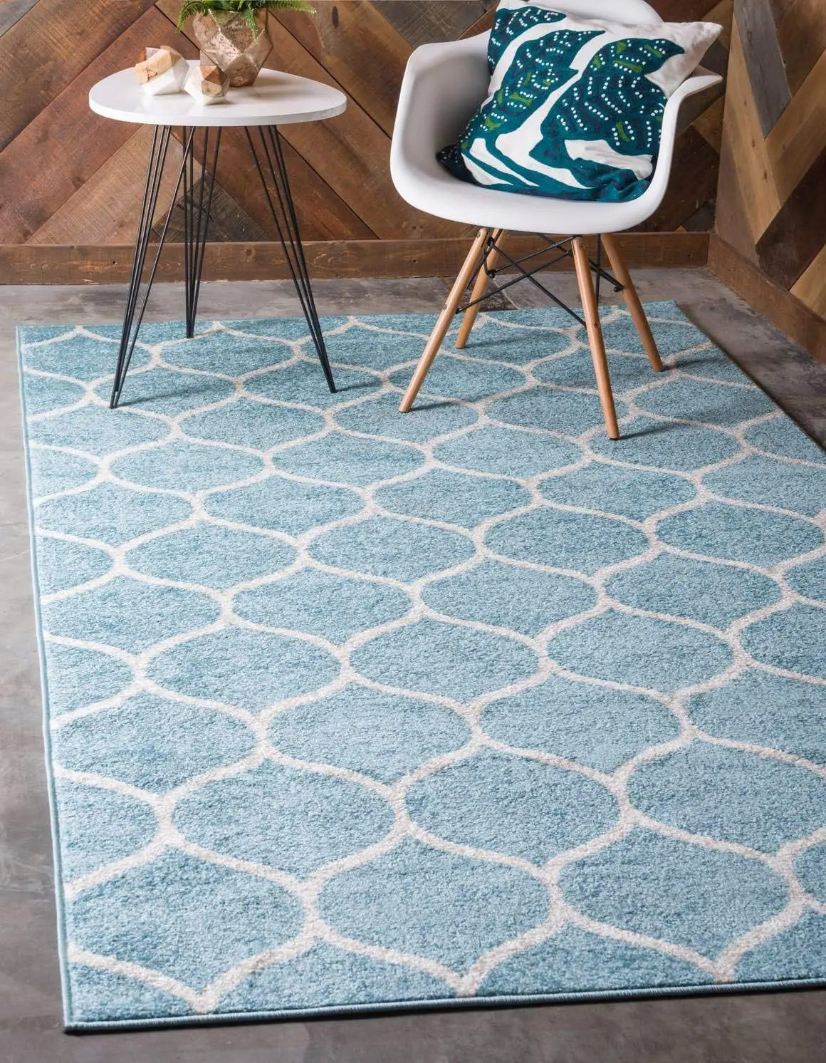 

Trellis Frieze Collection Area Rug - Rounded