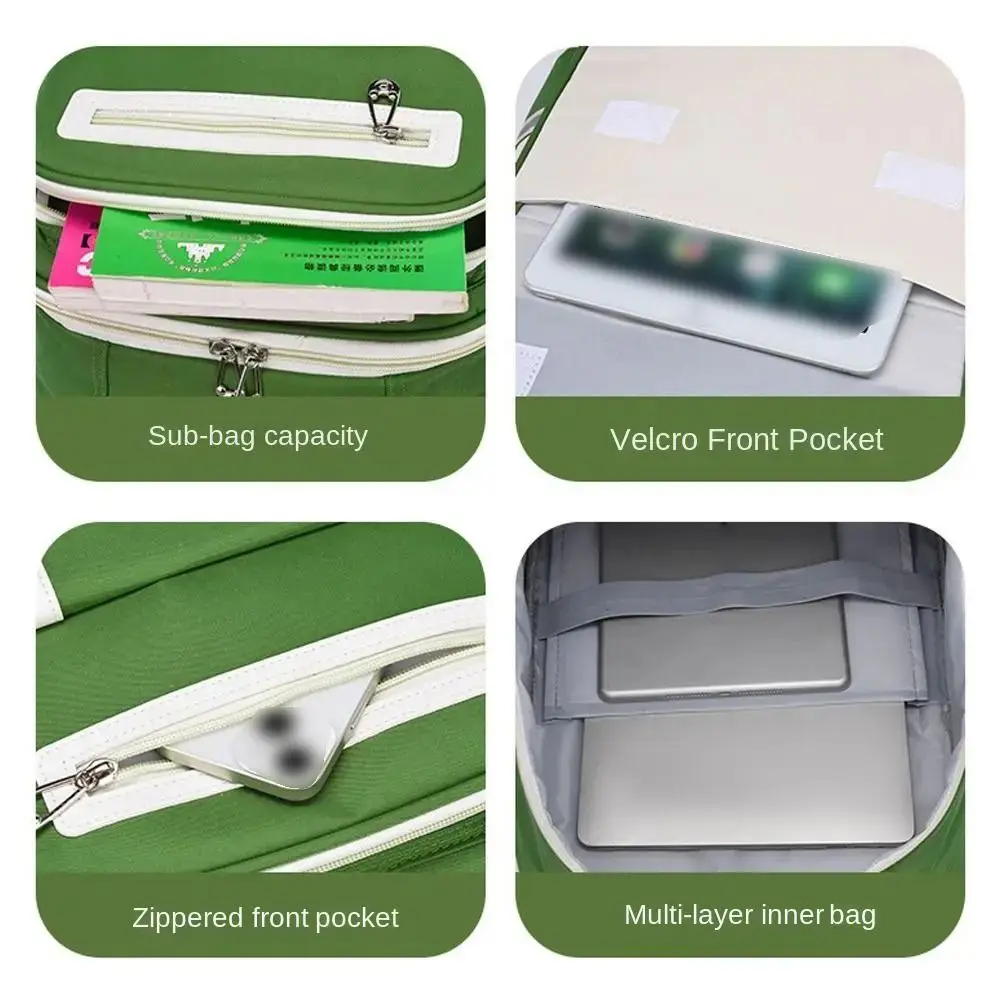 Borsa da scuola ergonomica per bambini Protezione della colonna vertebrale Zaino per studenti in stile britannico Zaino ortopedico con chiusura a cerniera di grande capacità