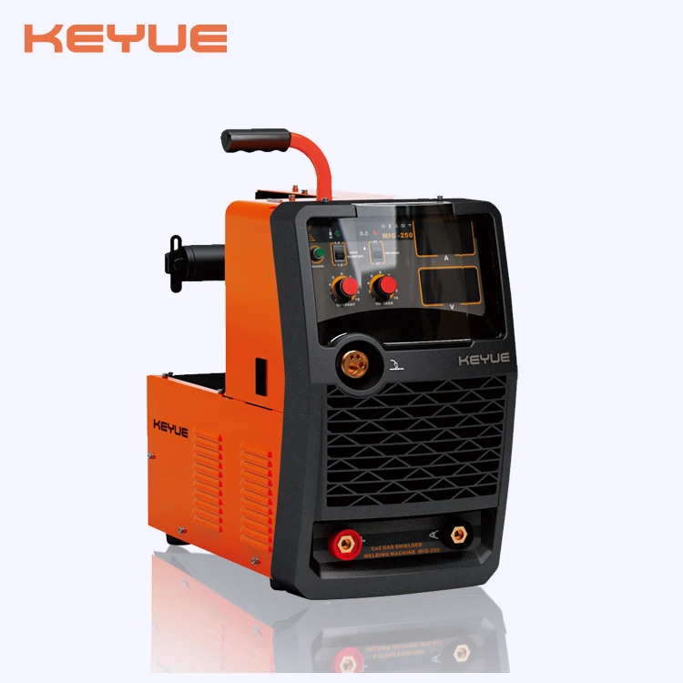 MIG-250 IGBT DC Inverter Three Phase Portable and Compact CO2 250a Tig/mma/mig/mag Welder