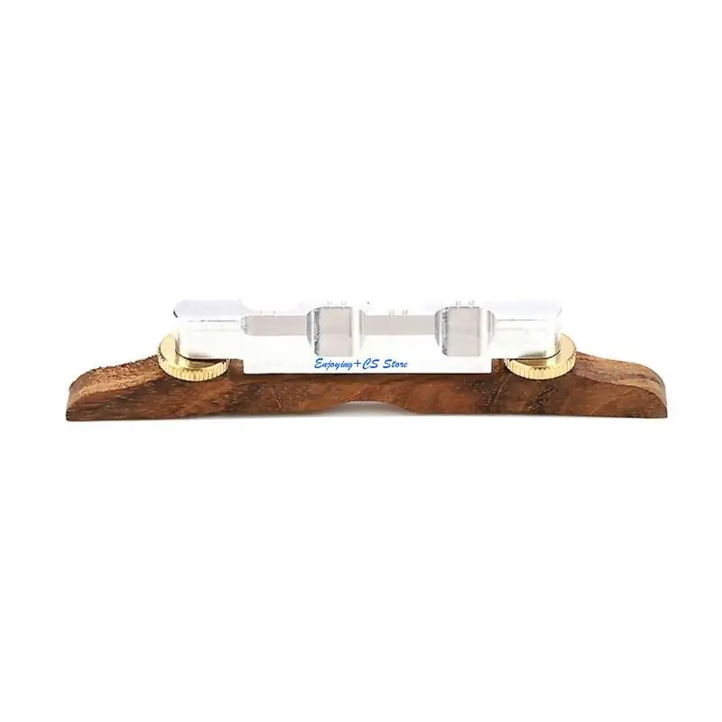 

Y51D Mandolin Bridge Rosewood Base Saddle Replacement Bridge Tailpiece Mandolin Parts