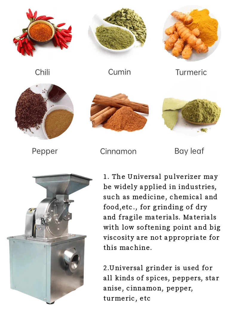 Automatic Powder Rice Henna Chilli Sugar Tea Leaf Milling Sri Lanka Grinder Grind Machine For Grind Spice