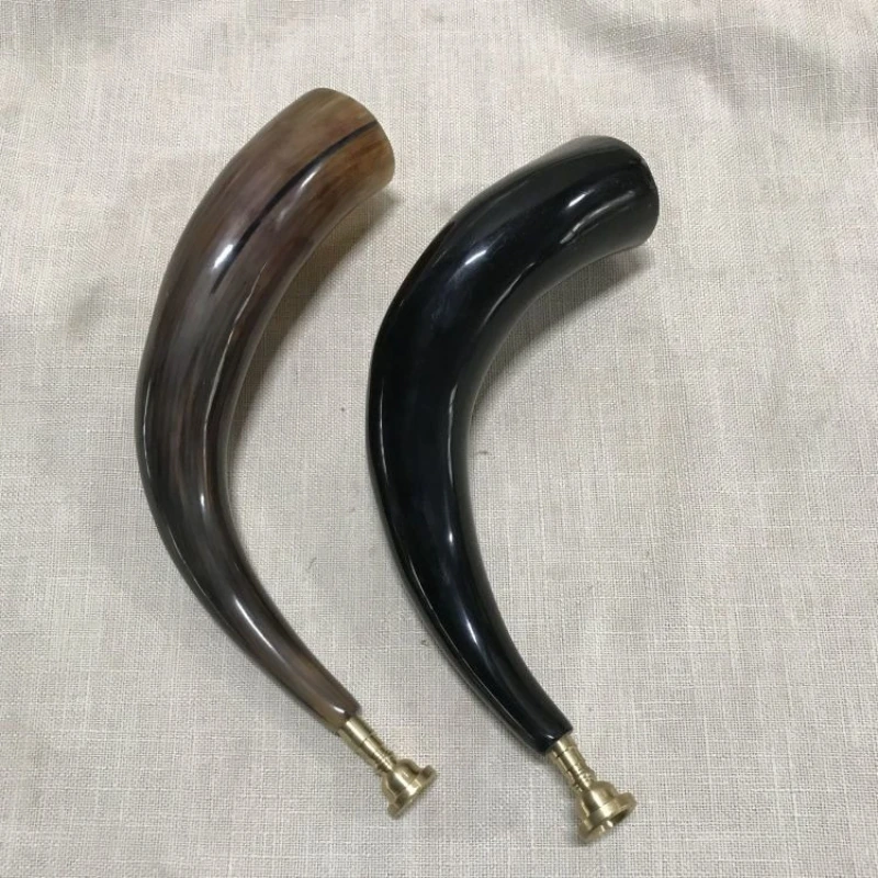 

Профессиональный черный рог яка Xizang Bend, медная насадка, рожок ручной работы для взрослых, игровые рога, портативные этнические музыкальные инструменты