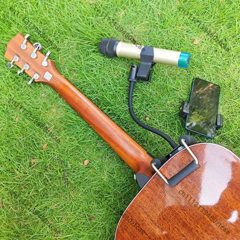 Guitar Microphone Stand Hands‑Free Mic Holder for Play & Sing Performance