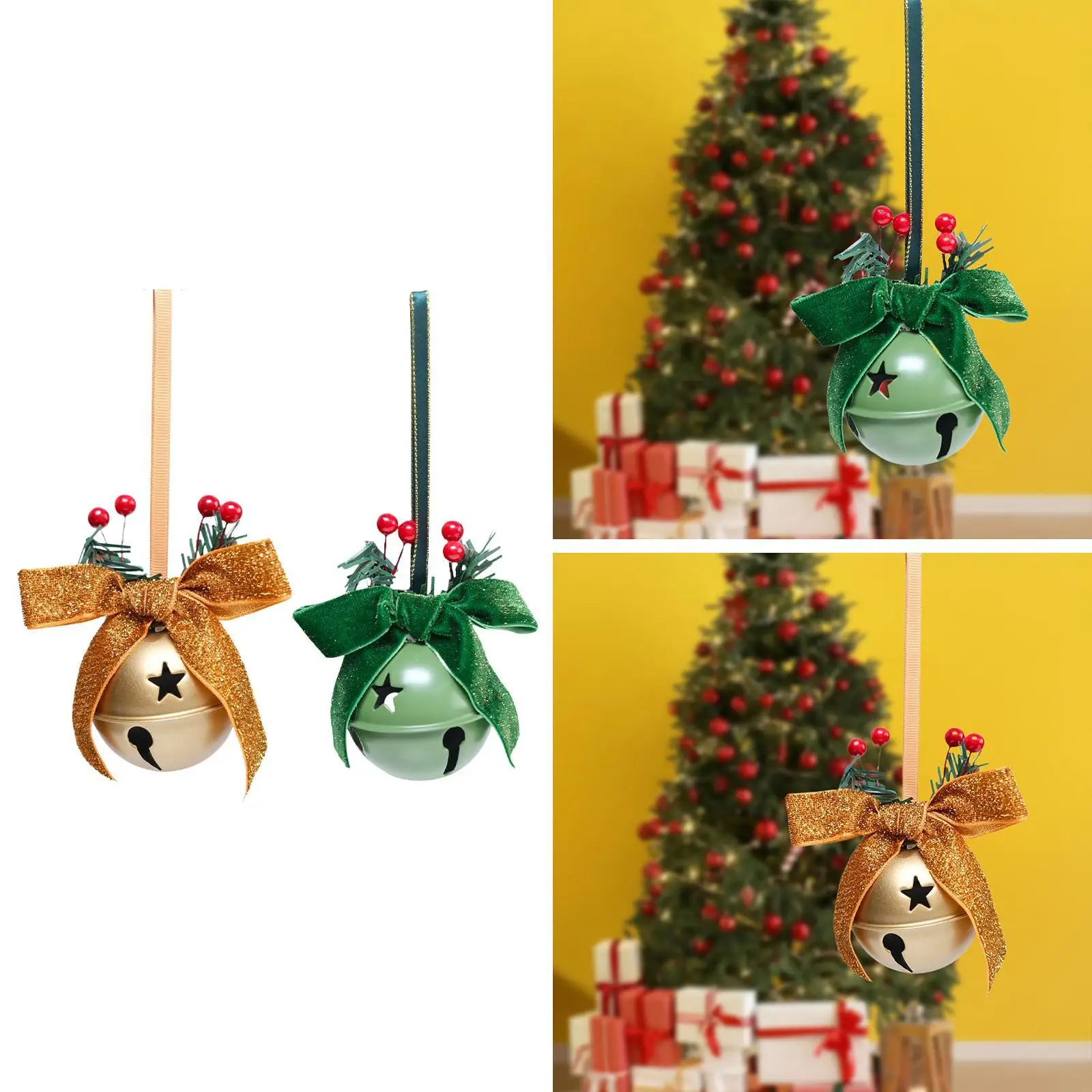 

2024 Christmas Bell Hanging Ornament Yard Party Office Festival Pendant Drop