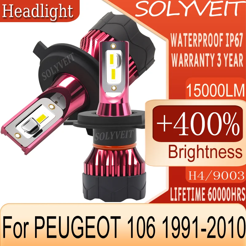 

Shockproof High quality Reliable Night Visibility LED HEADLIGHT For PEUGEOT 106 1991 1992 1993 1994 1995 1996 1997 1998-2010