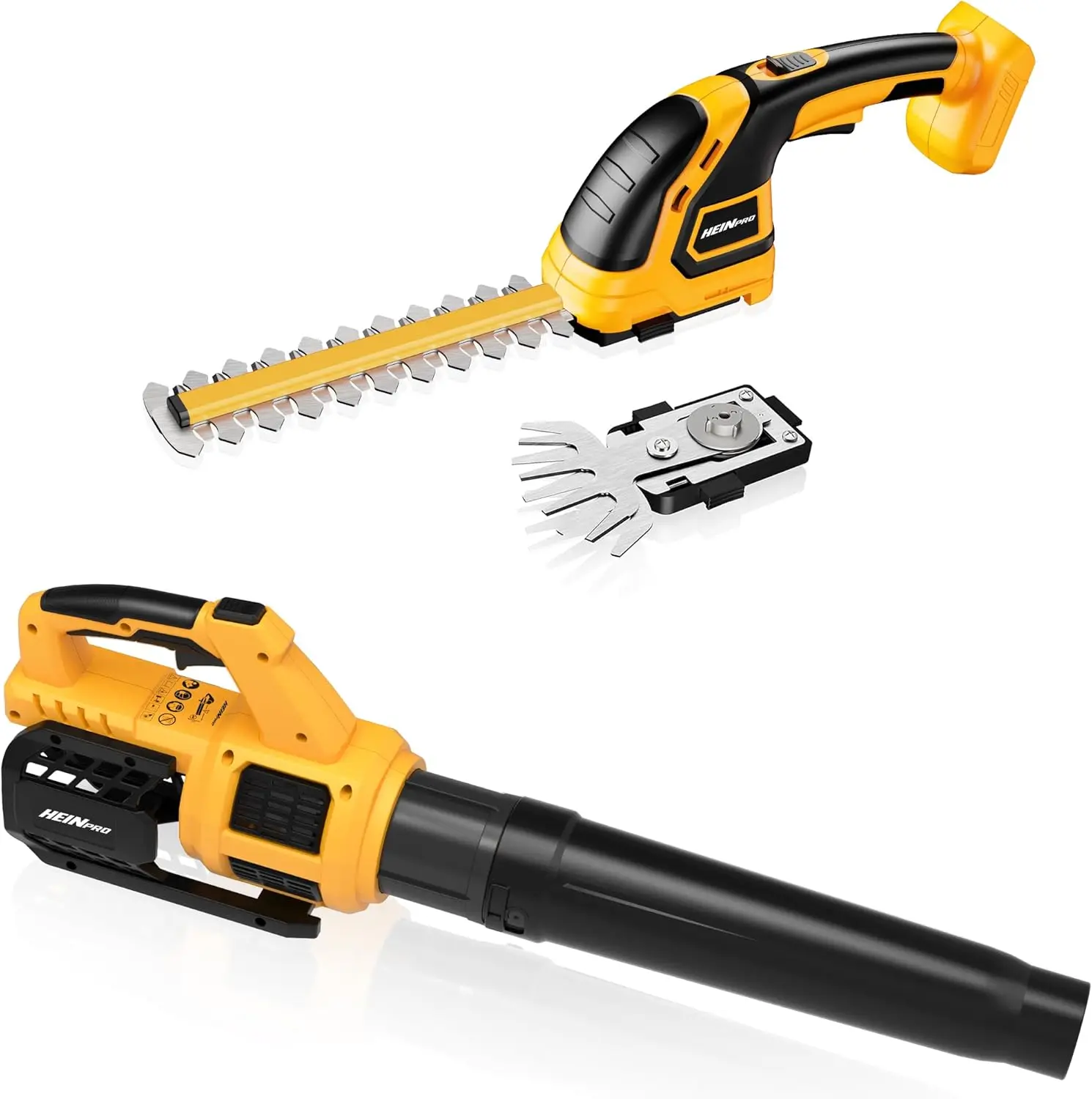 Cordless Leaf Blower and Hedge Trimmer Combo, Compatible with DEWALT 20V MAX Battery (No Battery and Charger)