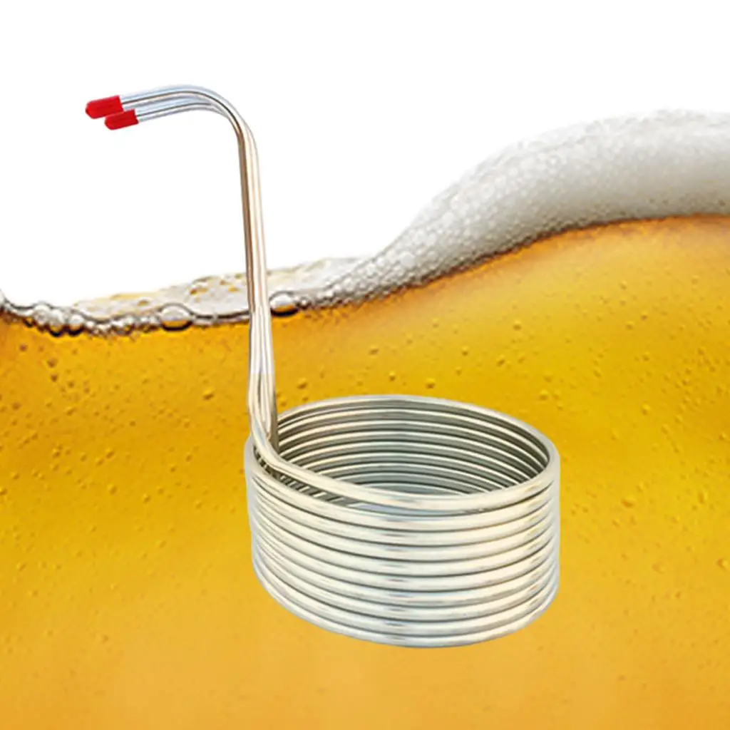 Cooling Coil Home Spiral Hotel Restaurant Stainless Steel Making Chiller Machine Easy Clean Cooling Coil Kitchen Supplies (8m)