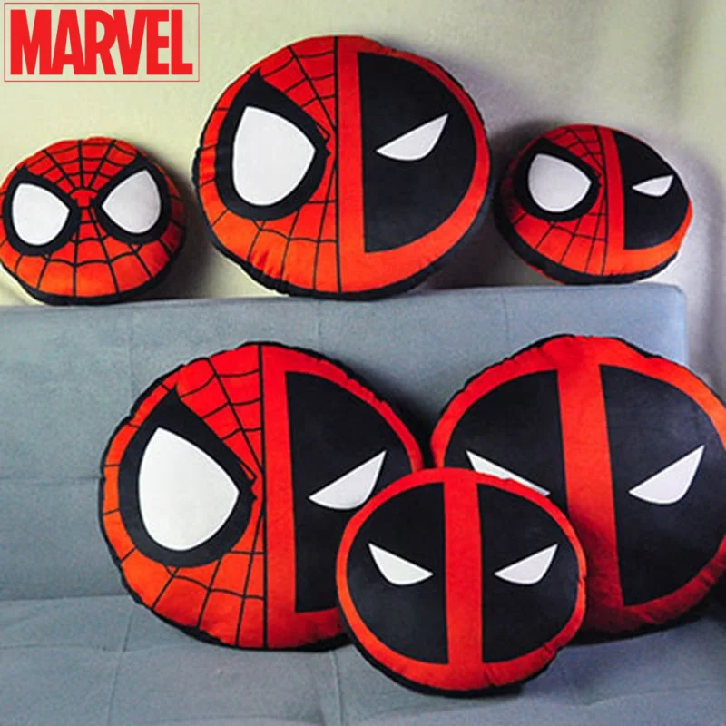 Kreatywna Marvel Spiderman Fajny Anime Kreskówkowy Wzór Pluszowa Zabawka Modna Personalizowana Miękka i Wygodna Poduszka