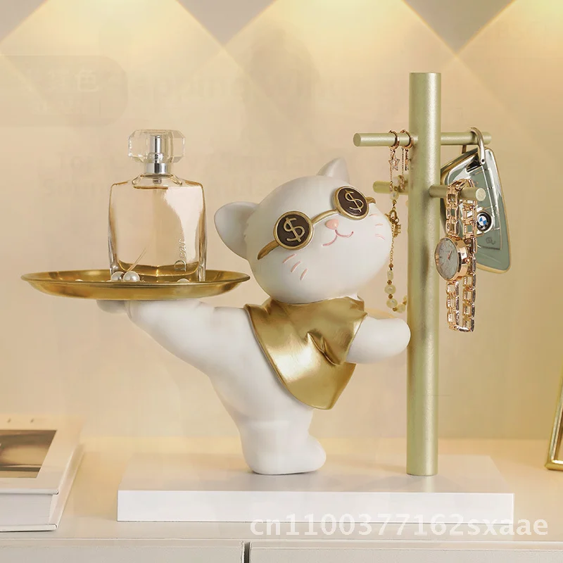 

Люцидский кот, поделки из смолы, подставка для ключей, украшение для дома, тематический вход в виде животных, декор для детской комнаты, подарок с прямой поставкой с фабрики