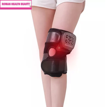 Electric Heated Knee Massager Rechargeable Knees Massage Bracer Knee Pain Relief Vibration Relaxation Treatments Hot Air Compression