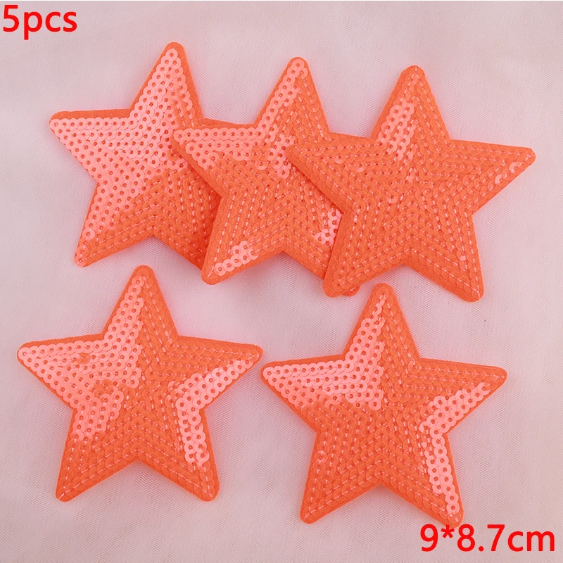 5PCS Five-Pointed Star/Heart Love Sequins Embroidery DIY Sequins