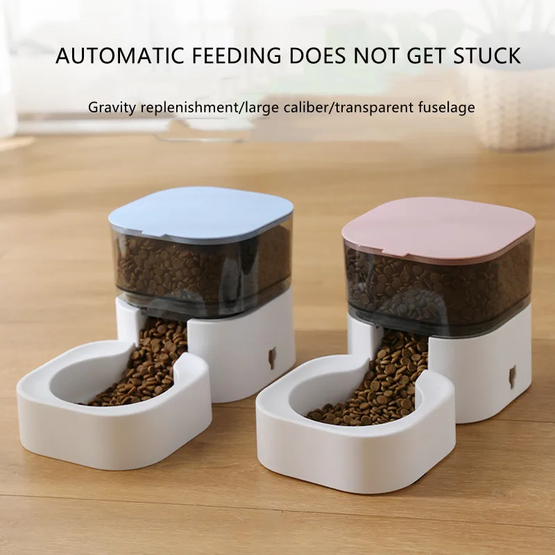 

2023Cat Automatic Feeder Storing Feed and Bowls Cat Water Fountain Dog Waterer Water Dispenser Indoor for Cat Auto Pet Bowl