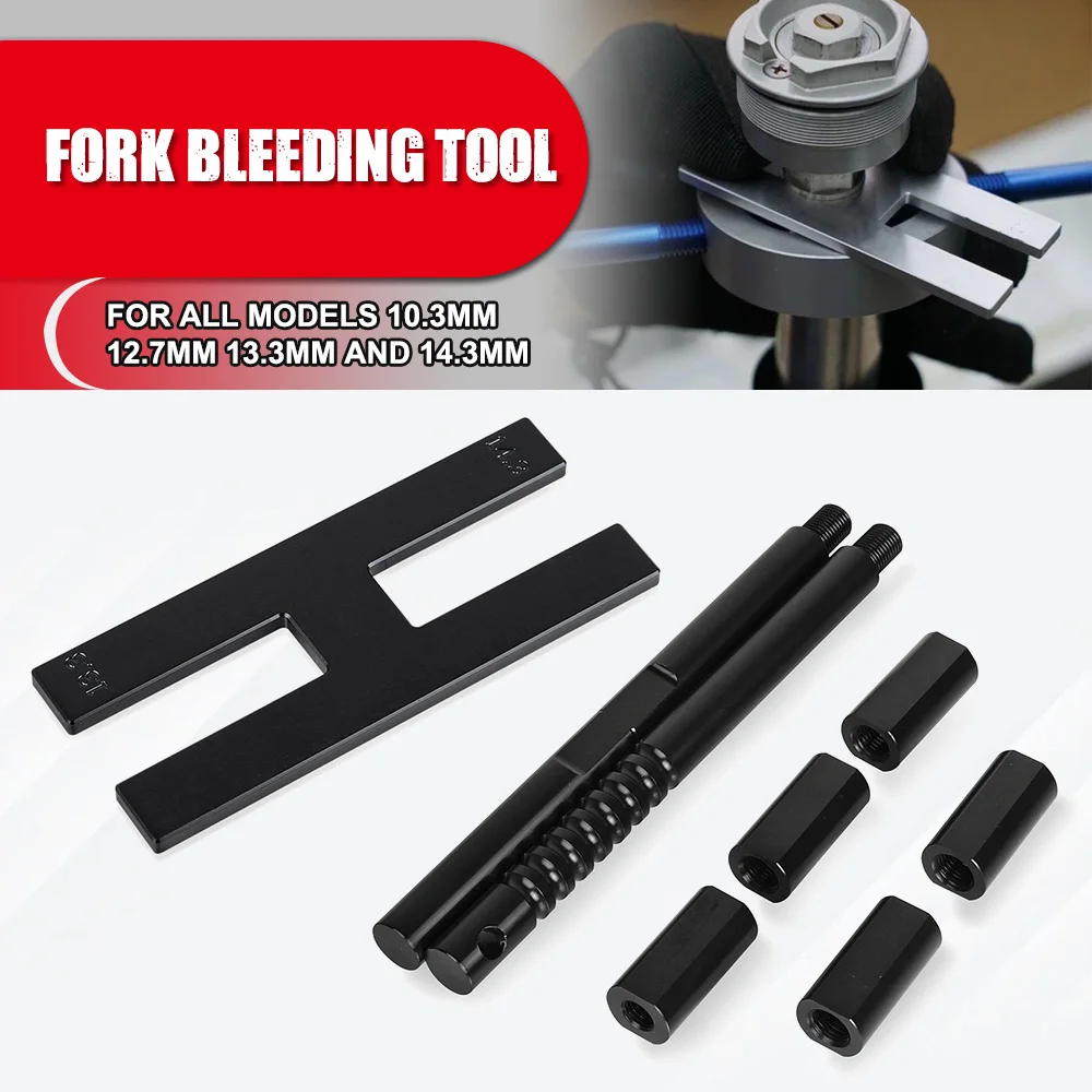 Cartridge Rod Fork Damper Rod Holding Tool Bleeding Spring Compressor Repairing For All Models 10.3mm 12.7mm 13.3mm And 14.3mm
