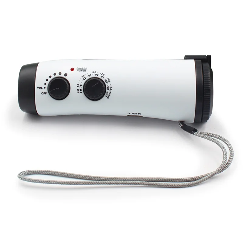 -BOFF chargeur de manivelle lumières de manivelle à piles AM FM météo Radio chargeur de téléphone matériel de pêche de nuit