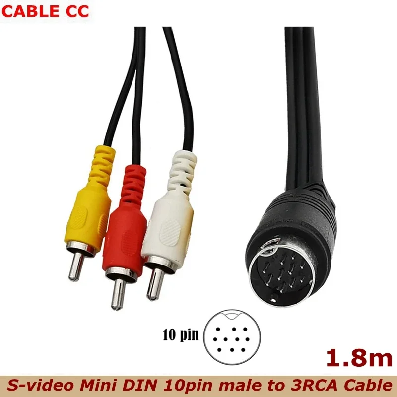 Mini Din 10 Pin Mal…