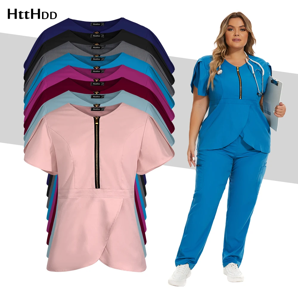 Uniforme de Enfermería de alta calidad para mujer, conjunto de cirugía para mascotas, traje médico, uniformes especiales para médicos de Hospital, belleza, nuevo