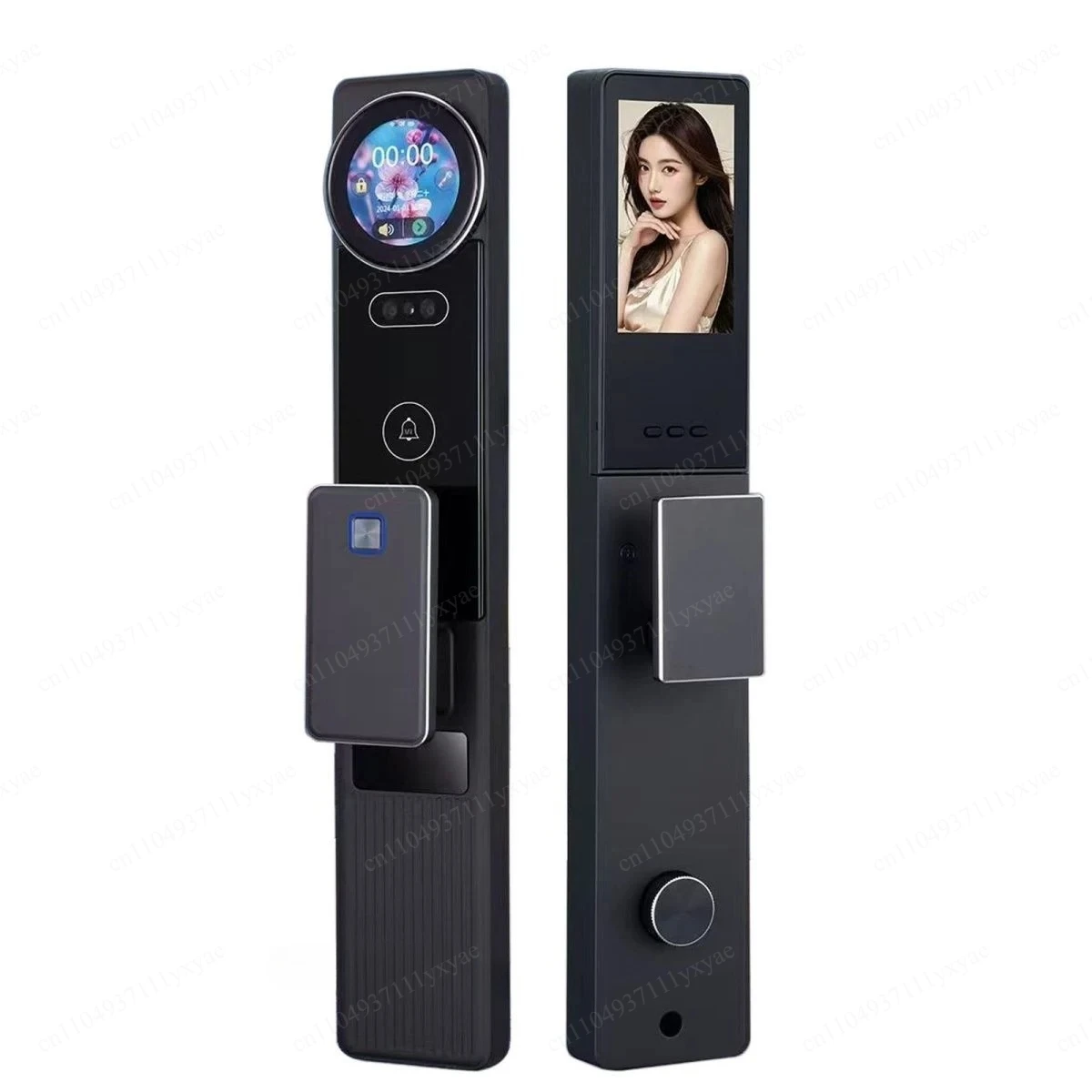 3D facial recognition door lock, fully automatic electronic digital biometric smart home lock