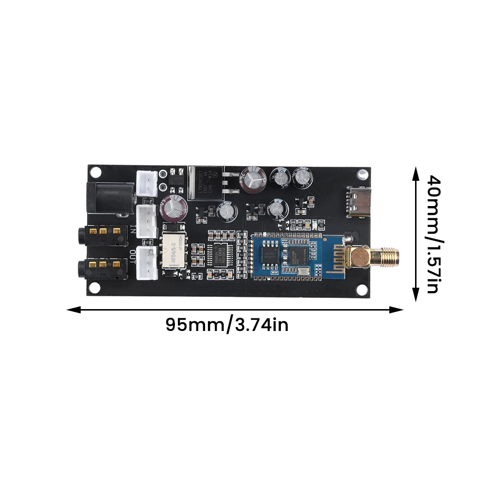 QCC3034 Bluetooth 5.1 Bezstratna płytka dekodująca PCM5102A Zmodyfikowany wzmacniacz audio karta dźwiękowa Moduł DAC obsługuje APTX-HD APTX