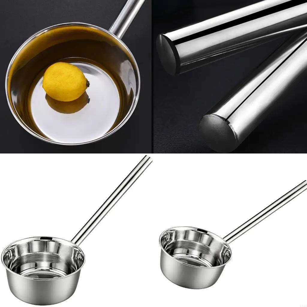 L43A Stainless Steel Serving Ladle Long Handle Water Spoon For Catering Needs