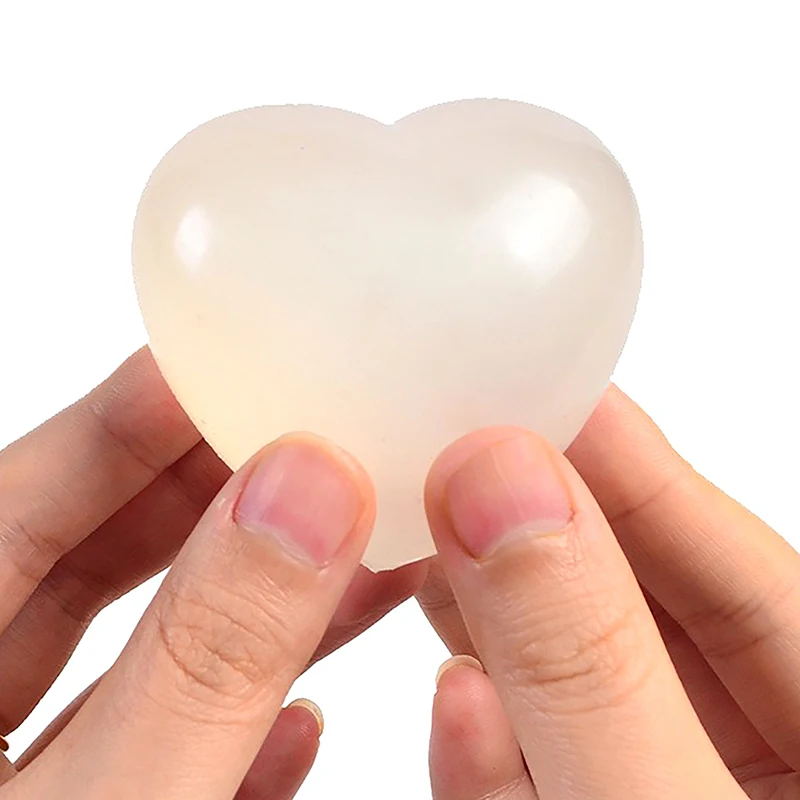 Heart Soft Squeeze Toy Color Changes With Exposed To Light Anti Stress Adult Toy Pinch TPR Soft Decompression Slow Rebound Toys