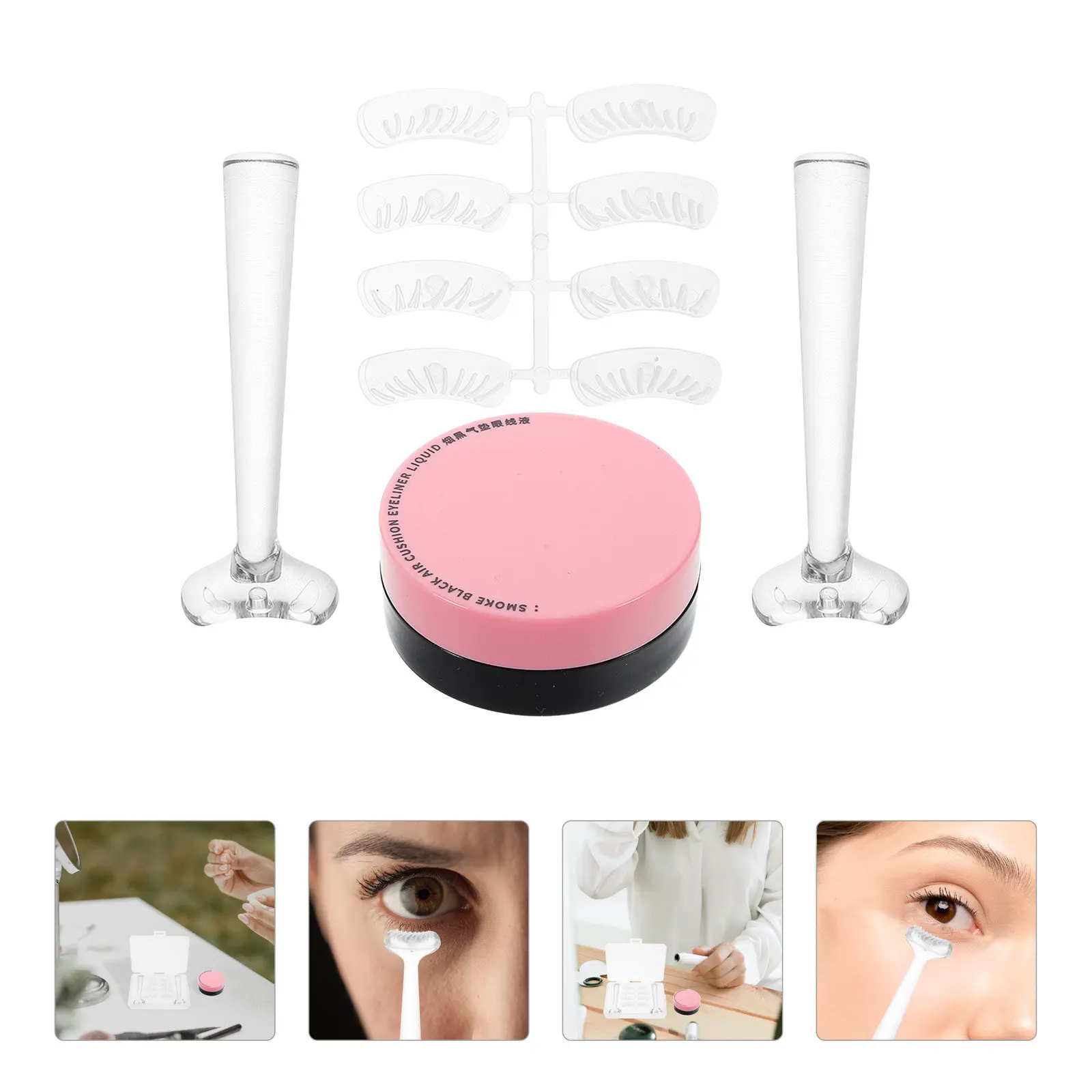 

Штамп-форма для накладных нижних ресниц, аксессуар для создания эффекта рисования