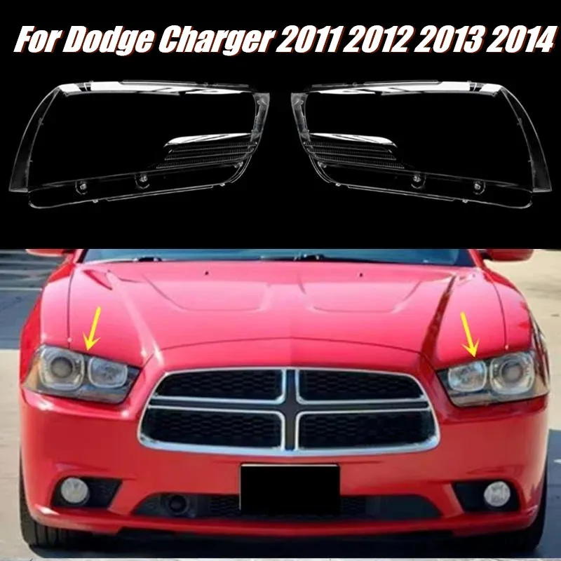 

Headlight Lens Cover For Dodge Charger 2011 2012 2013 2014 Car Headlight Shell Cover Replacement Headlamp Lens Lampshade