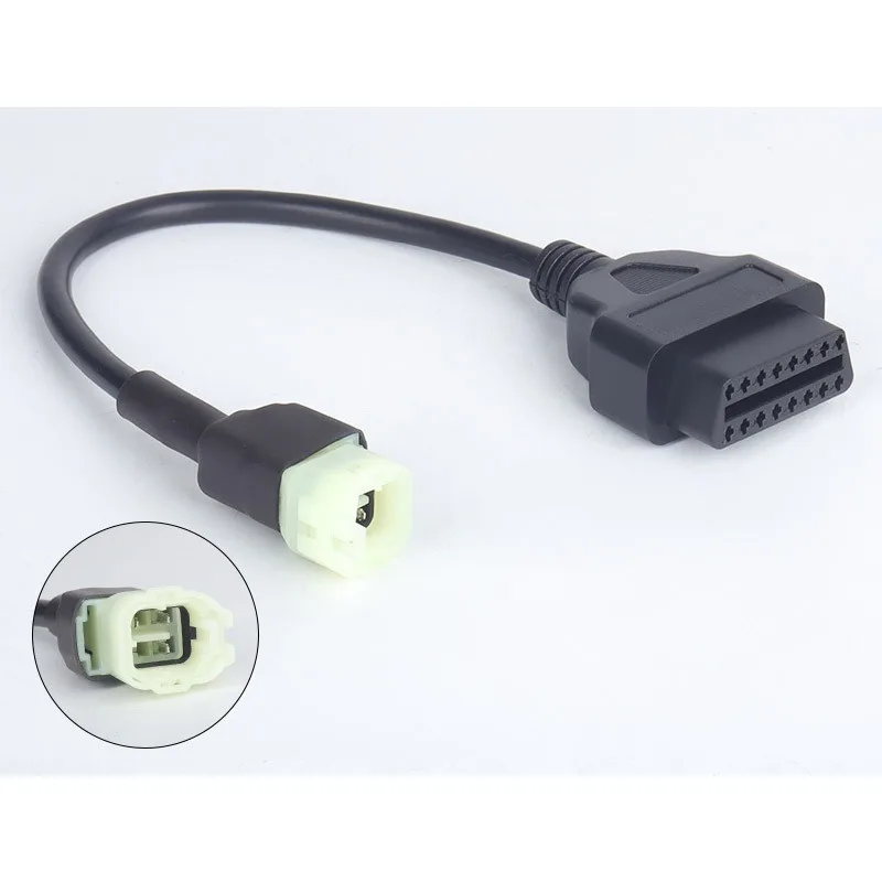 4 Pin Male to 16 Pin Female OBD2 Diagnostic Adapter Cable CAN Bus for Honda 2017+ CBR1000RR CBR600RR VFR800 CRF1000 Africa Twin