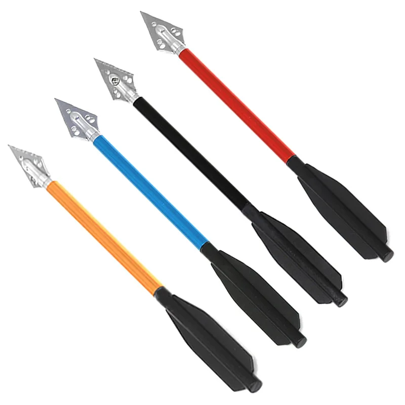 

12 pcs 17cm Short Arrow Hunting Arrow Removable Arrowheads for Outdoors Hunting Shooting Accessories