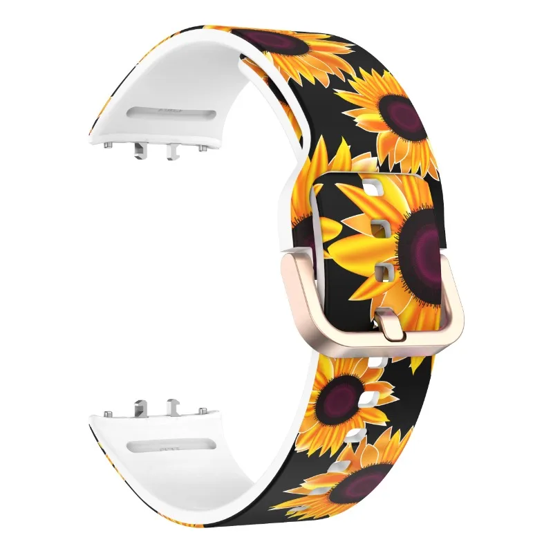 Soft Silicone Strap For Samsung Galaxy Fit 3 Colored Printed Patterned Comfortable Bracelet For Samsung Galaxy Fit 3 Accessories