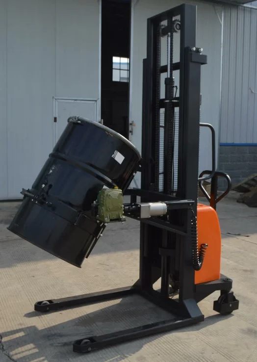 Nova fábrica levantador de tambor elétrico tambor de óleo elétrico empilhadeira porter levantador