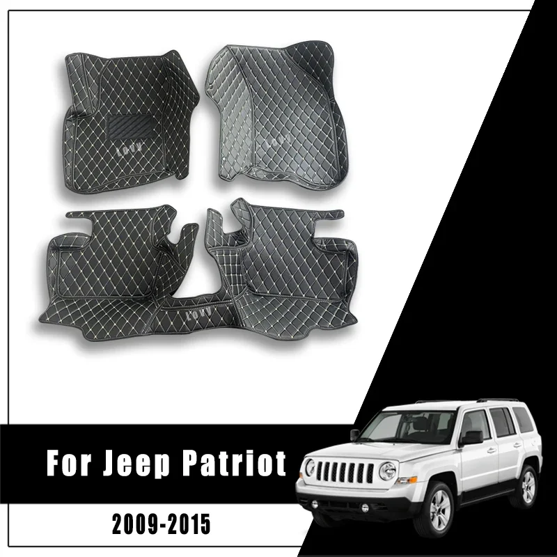 Car Floor Mats For Jeep Patriot 2015 2014 2013 2012 2011 2010 2009 Liberty Custom Auto Foot Pads Automobile Carpets Covers Parts