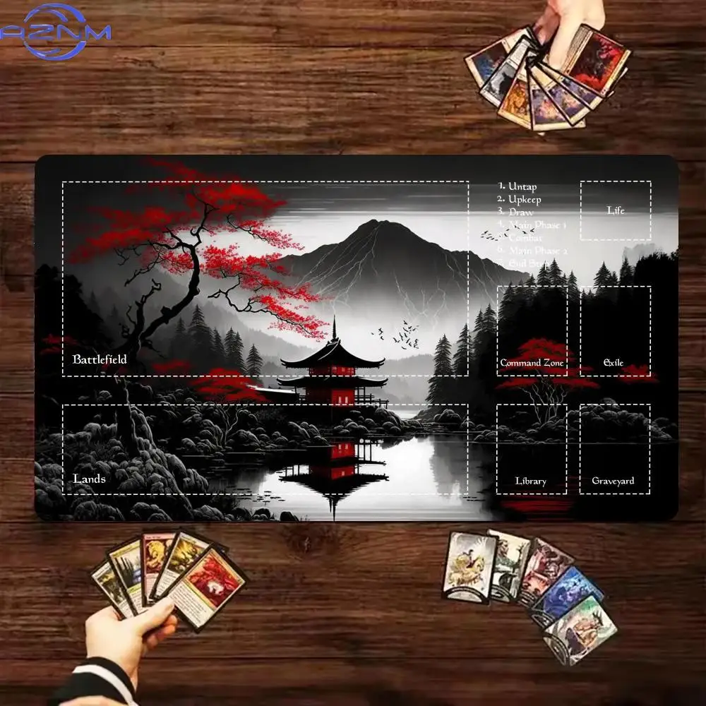 Tapis de bureau pour cartes Magic Gathering, grand tapis de souris pour ordinateur et bureau, XXL, antidérapant, haute définition, pour jeux de cartes CCG et RPG.