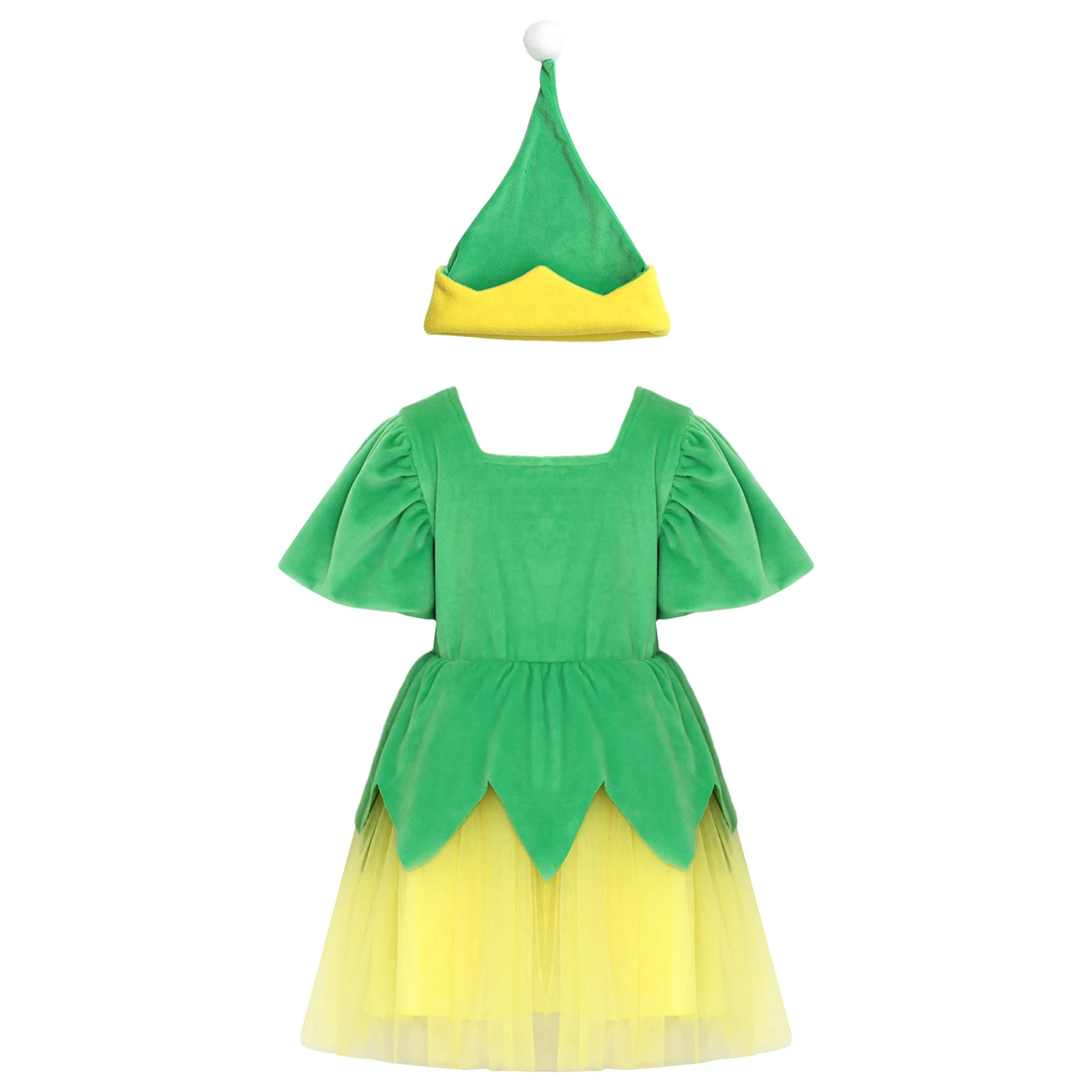 Girls Christmas Santa Helper F - Elf Costume Christmas recension och pris