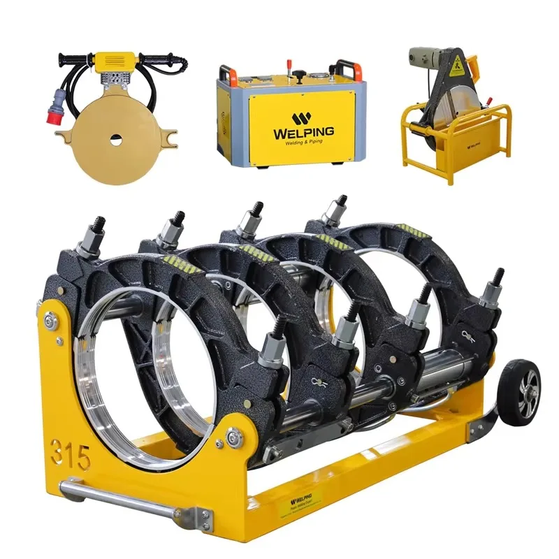 93 To 315 HDPE PE Pipe Fusion Welding Machine Hydraulic Butt Welder