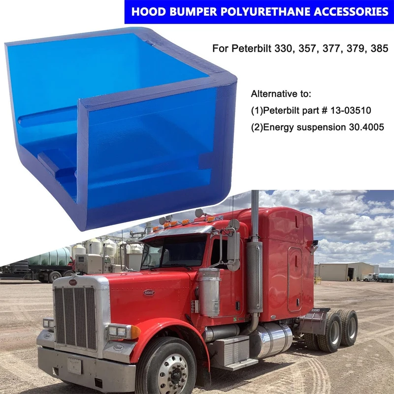 Hood Bumper Polyurethane Hood Bumpers Bushing Fits for Peterbilt 330, 357, 377, 379, 385 Alternative to # 13-03510, 30.4005