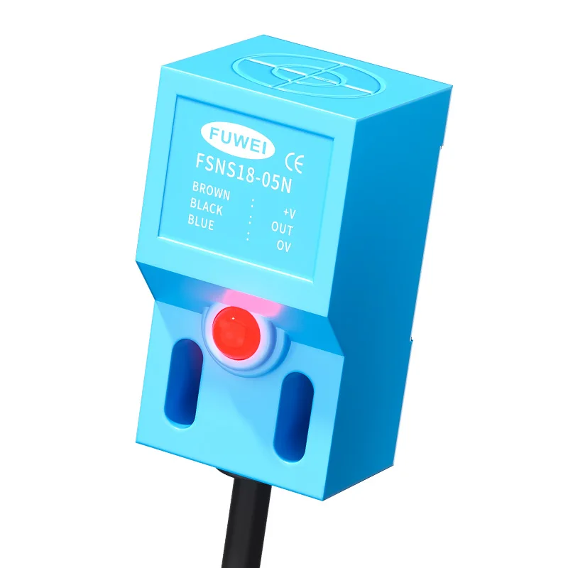 

﻿ FUWEI Square Shape Proximity Switch Sensor Metal Sensing FSNS18 Front Detection Limit Sensing Waterproof Oil Proof LED Concave