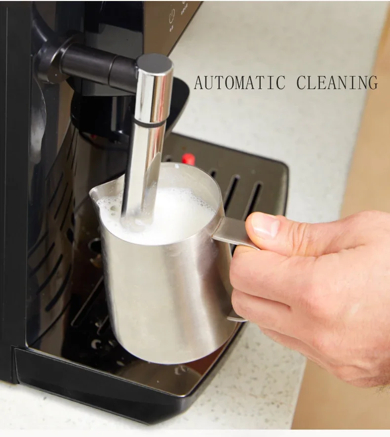 custom  smart fully automatic hot milk hot water cappuccino espresso coffee maker machine