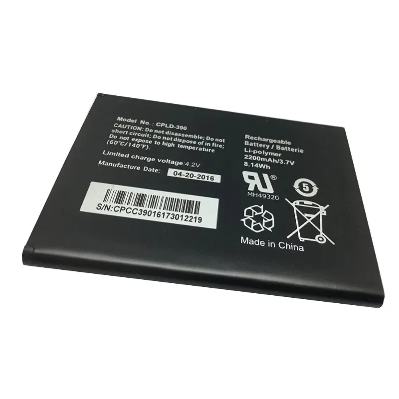 

Battery CPLD-390 For Coolpad Catalyst 3622A Replacement Part 2200mAh