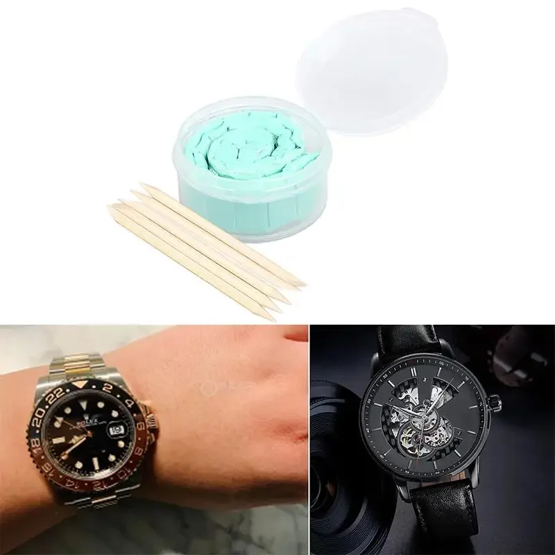 Watch Movement Cleaning Clay Watch Cleaning Rubber Putty Cleaner Wristwatch Decontamination Repair Tool for Watchmaker Accessory