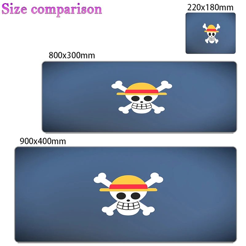 Anime One Piece Luffy Rug Computer Mouse Pads Gamer Mouse Padss Large Gaming Mousepad XXL Desk Mause Pad Keyboard Mouse Carpet