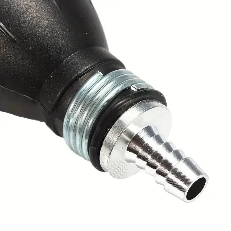 8mm Manual Fuel Pump Pipeline Rubber Aluminum Manual Fuel Primer Bulb Diesel  Delivery Pump Automobile Ship