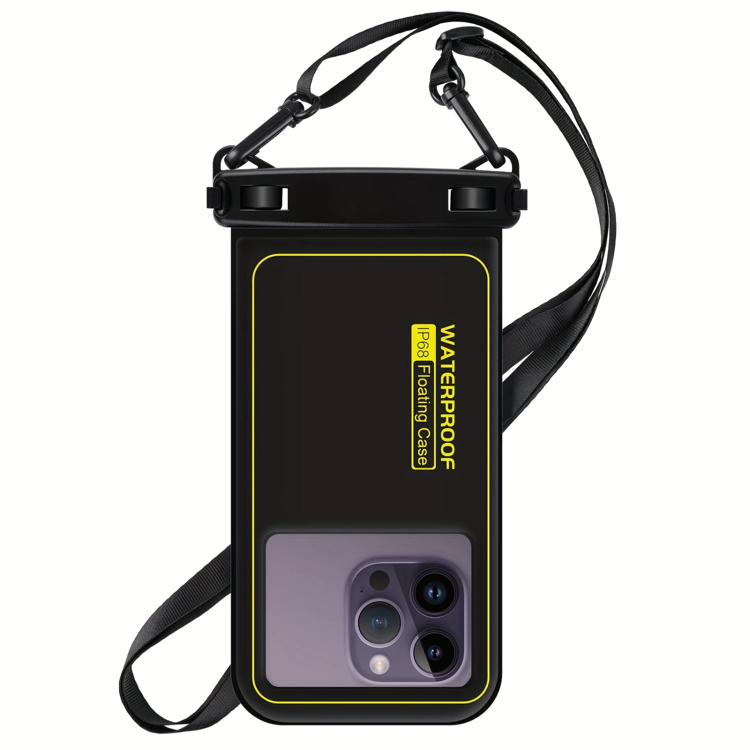 

1pc Universal Waterproof Phone Case - Ultra-Lightweight, Crystal-Clear, and Durable PVC Dry Bag for Outdoor Enthusiasts - Compat