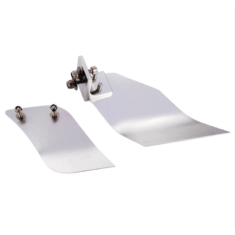 1PC RC Boat CNC Aluminum Angle Turn Fin Compatible with RC Hydroplanes, H Boats, and Speed Shrimp Boats