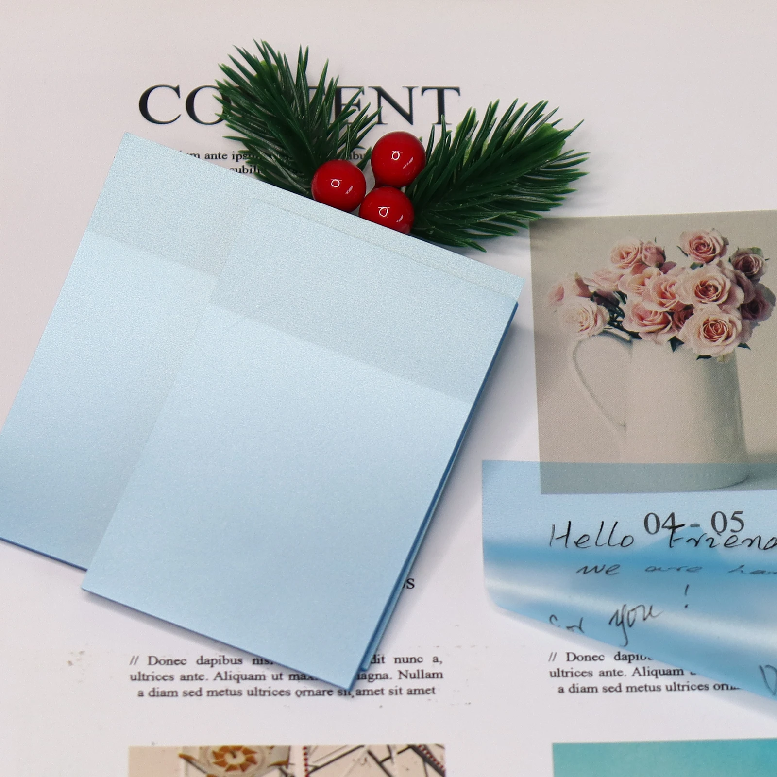 2022 Planner Accessories BookMark Journal Divider Set With Pockets Transparent Sticky Note In Transparent Bag For Gift